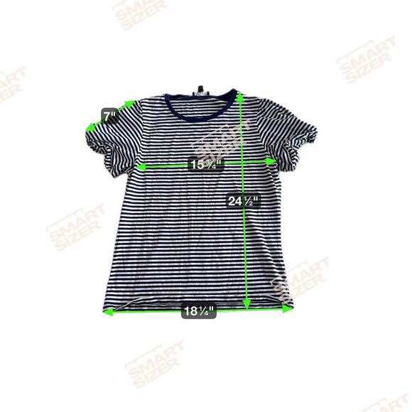 J.Crew striped t-shirt with‎ feminine tie-sleeve detail | Woman's Medium - Picture 6 of 6